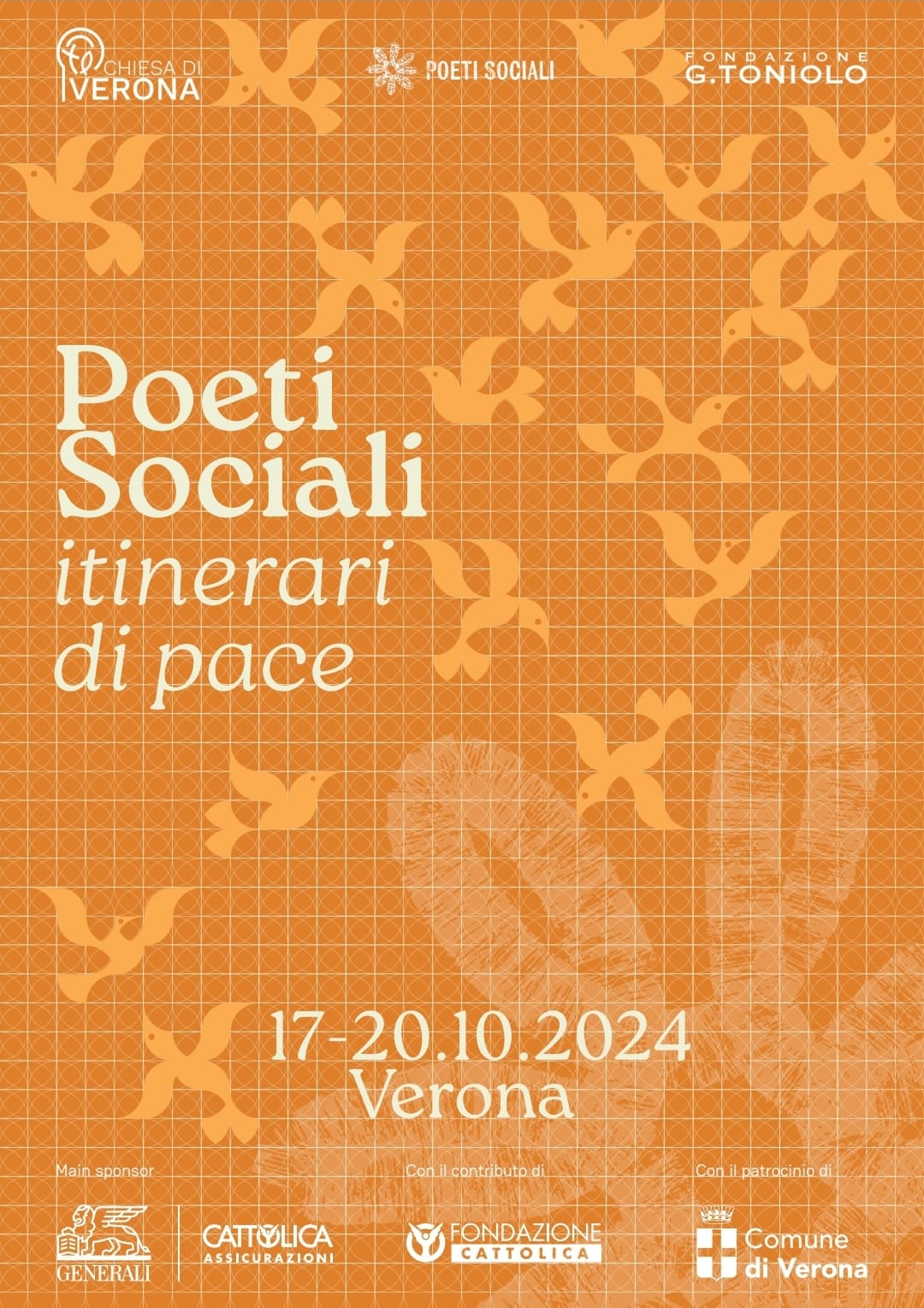 Prossimo evento verso
Poeti sociali 
Itinerari di pace!

 GIOVEDÌ 10 OTTOBRE 
ore 18-19.30
 Salone dei Vescovi, via Vescovado 7 Verona

“I v…